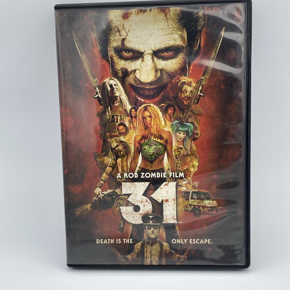 31 A Rob Zombie Film DVD Horror Movie 2016 Region‎ 1 Thirty-One